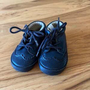 Janie and Jack Navy Kids Shoes